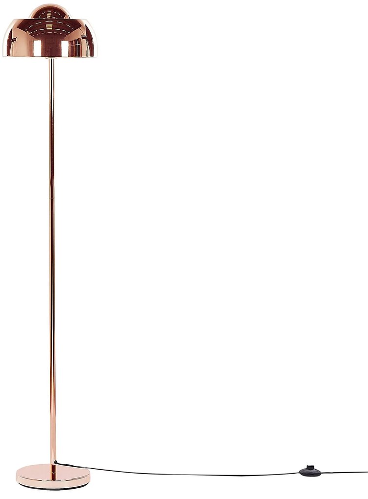 Candeeiro de pé em metal cor de cobre 148 cm SENETTE Beliani