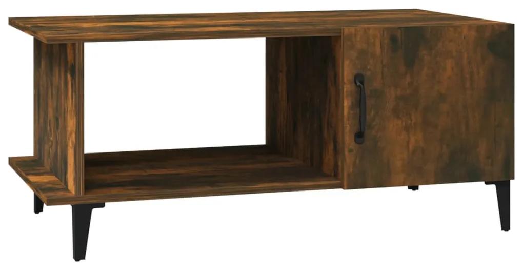 Mesa de centro 90x50x40 cm derivados madeira carvalho fumado