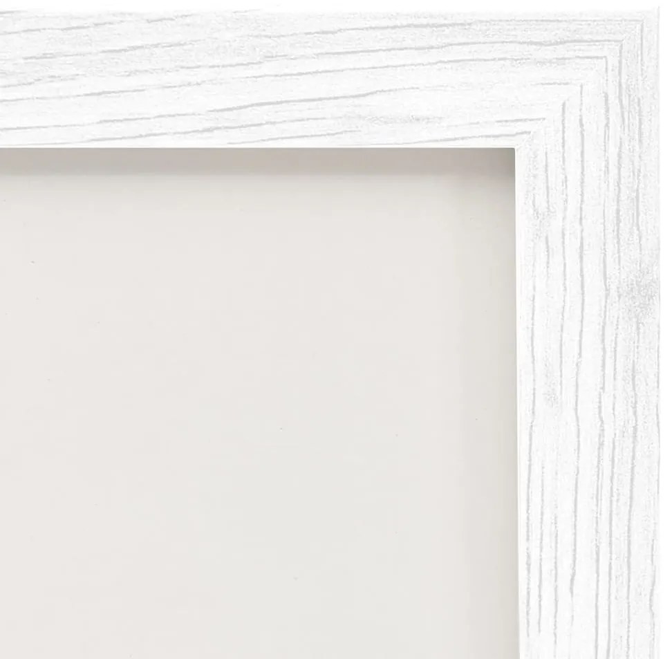 Moldura com duas dobras 2x(10x15 cm) branco