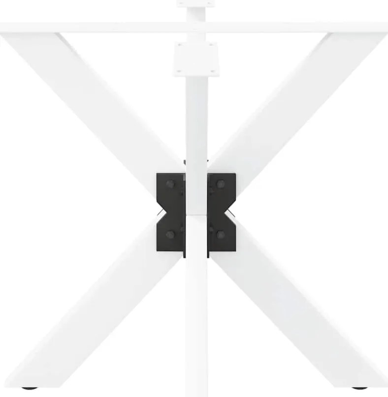 Pé de mesa de jantar em formato de aranha, branco, 85x85x(72-73) cm, a
