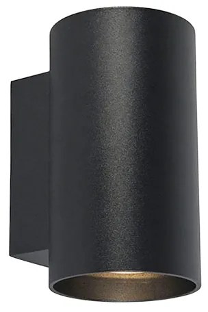 LED Candeeiro de Parede Design Inteligente Preto Incl. 2 Wifi GU10 - Sandy Design,Moderno