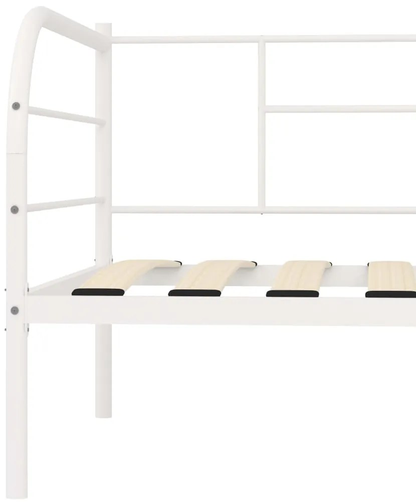 Estrutura sofá-cama 90x200 cm metal branco