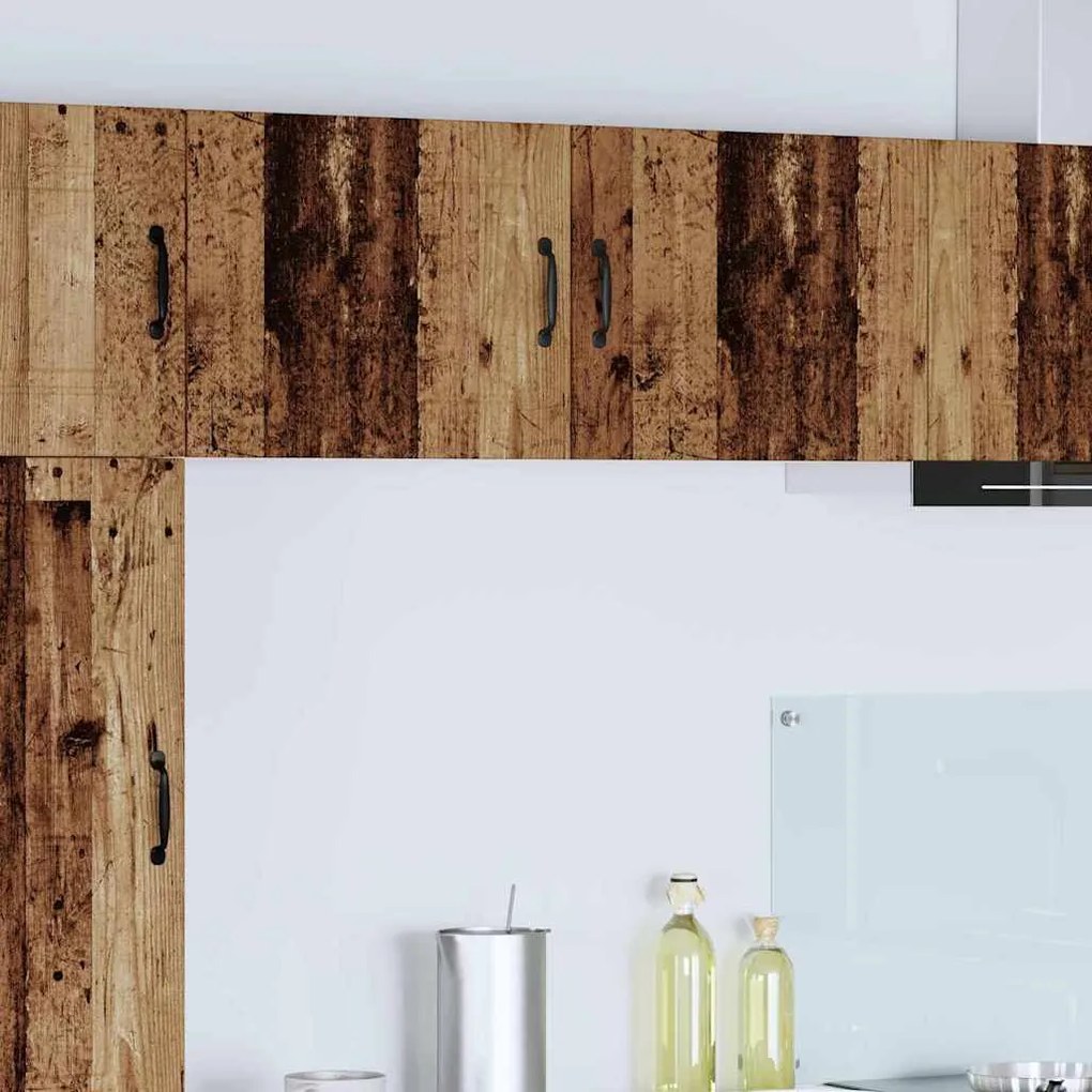 vidaXL Armário de Cozinha 2 pcs Madeira antiga 50 x 31 x 40 cm