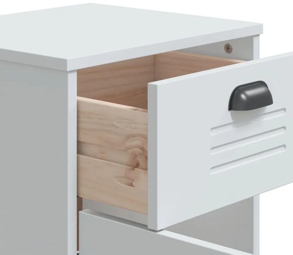 Mesa de cabeceira VIKEN derivados de madeira branco
