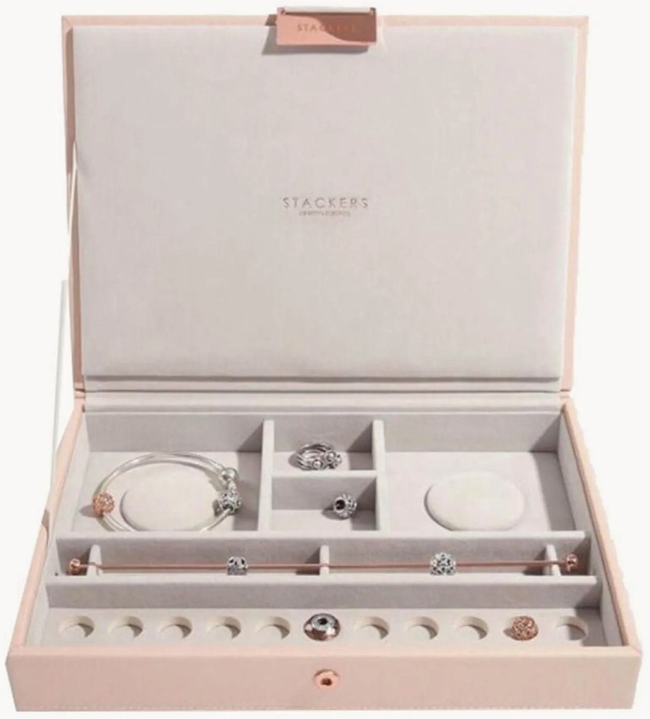 Caixa para joias com tampa Classic Blush Pink