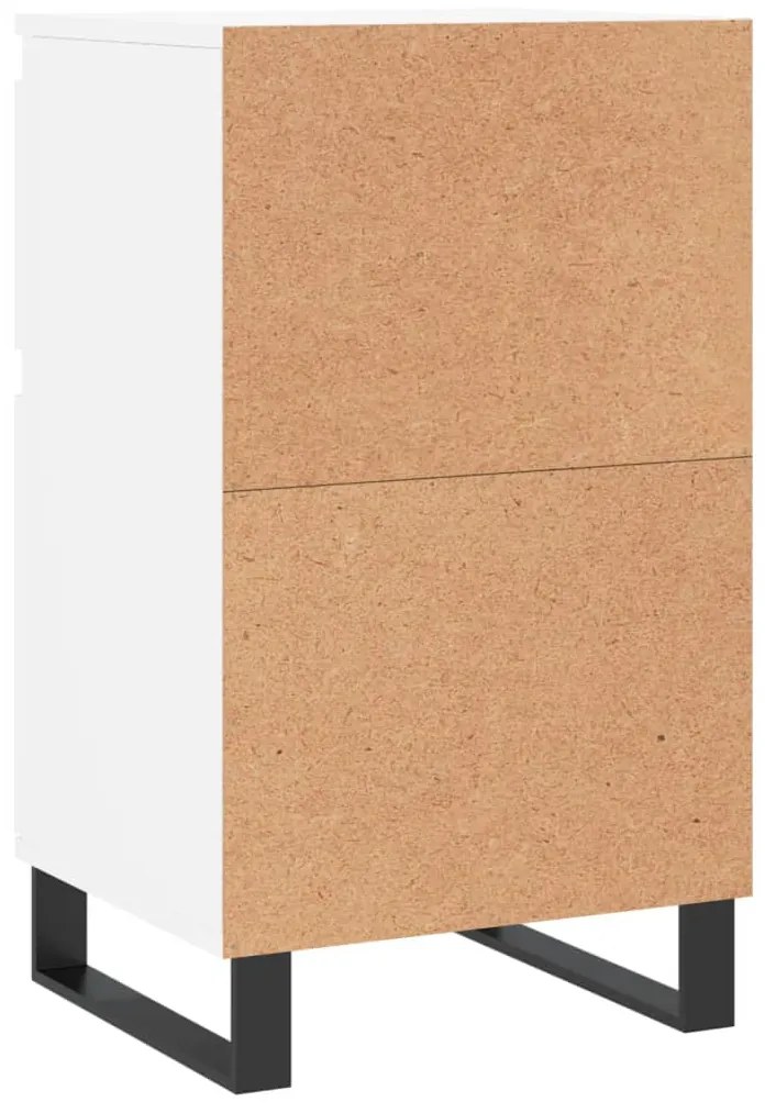 Aparadores 2 pcs 40x35x70 cm derivados de madeira branco