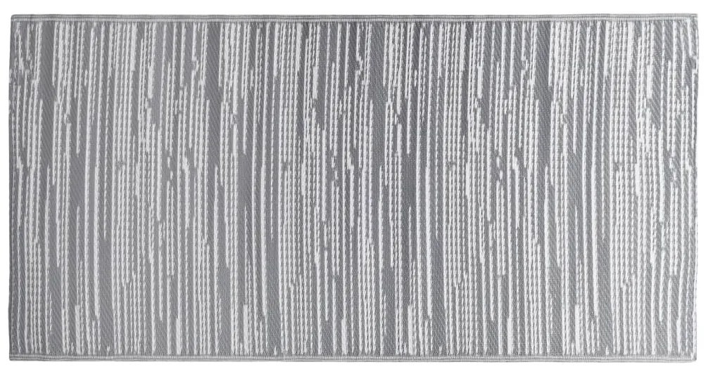 Tapete de exterior 190x290 cm ARAKIL PP cinzento
