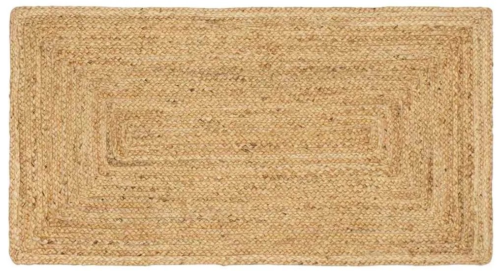 vidaXL Tapete de Área Bege 60 x 200 cm Juta