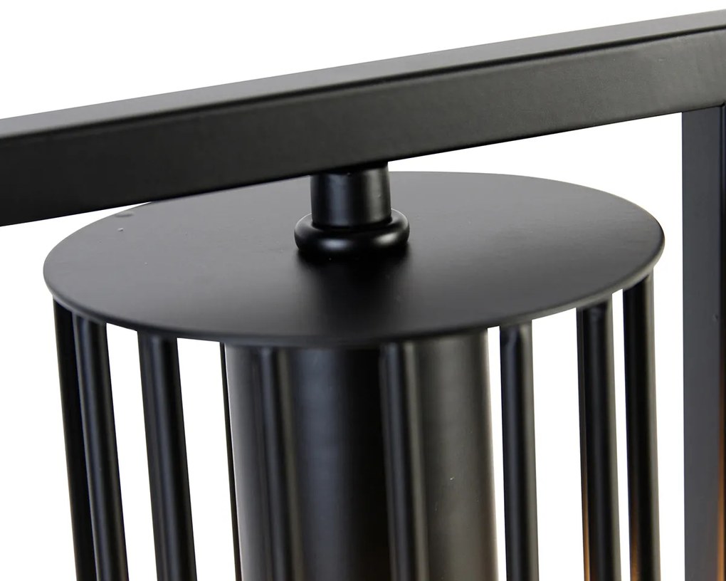 LED Candeeiro de mesa inteligente moderno preto com Wi-Fi ST64 - Balenco Wazo Moderno