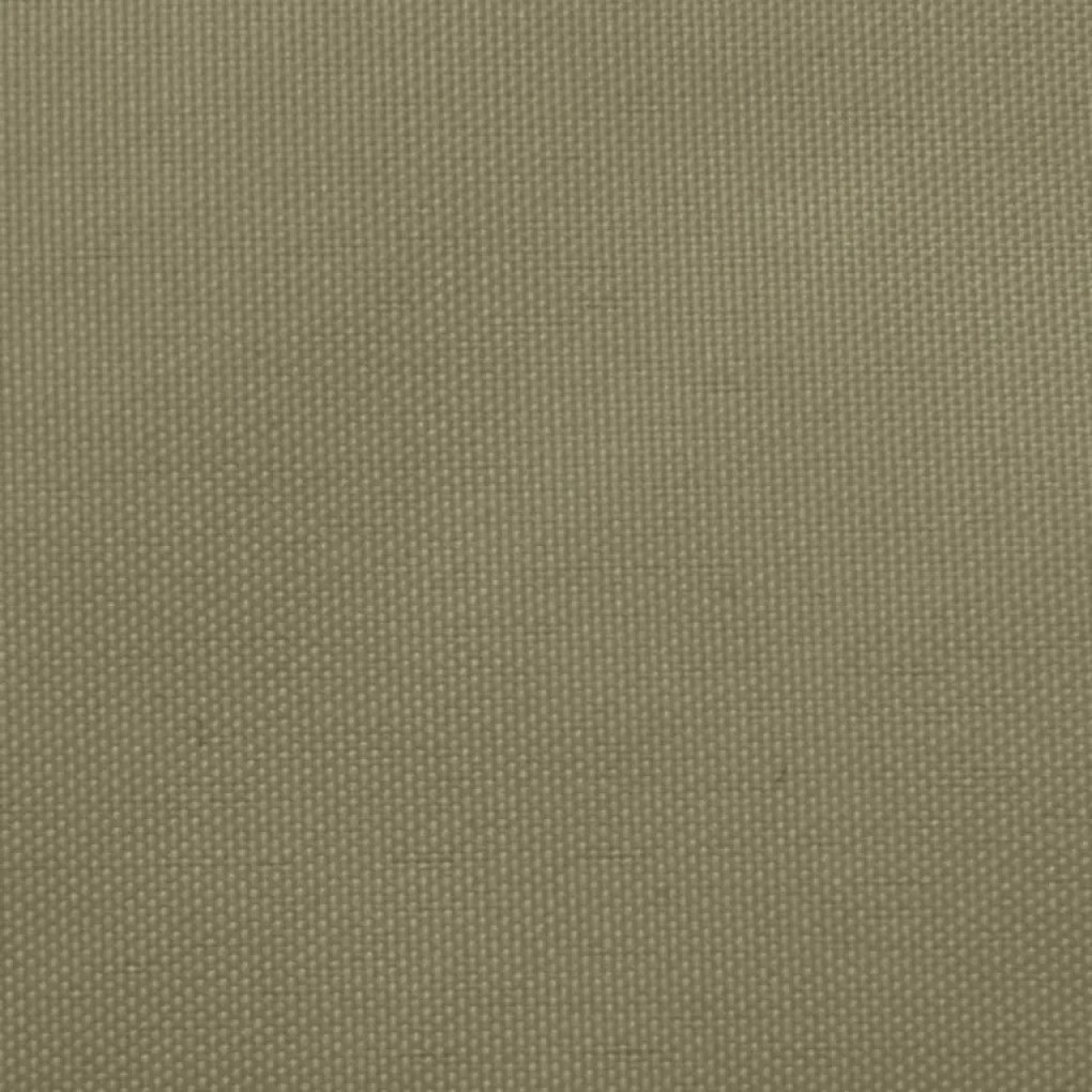Para-sol estilo vela tecido oxford trapézio 2/4x3 m bege