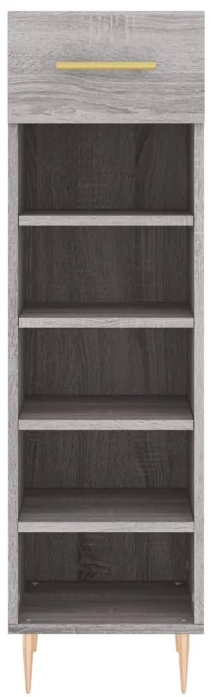 Sapateira 30x35x105 cm derivados de madeira cinzento sonoma