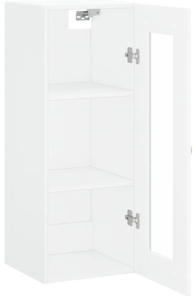 Armário de parede 34,5x34x90 cm branco
