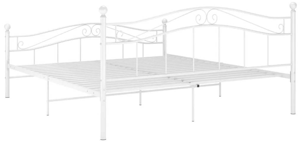 Estrutura de cama metal 160x200 cm branco