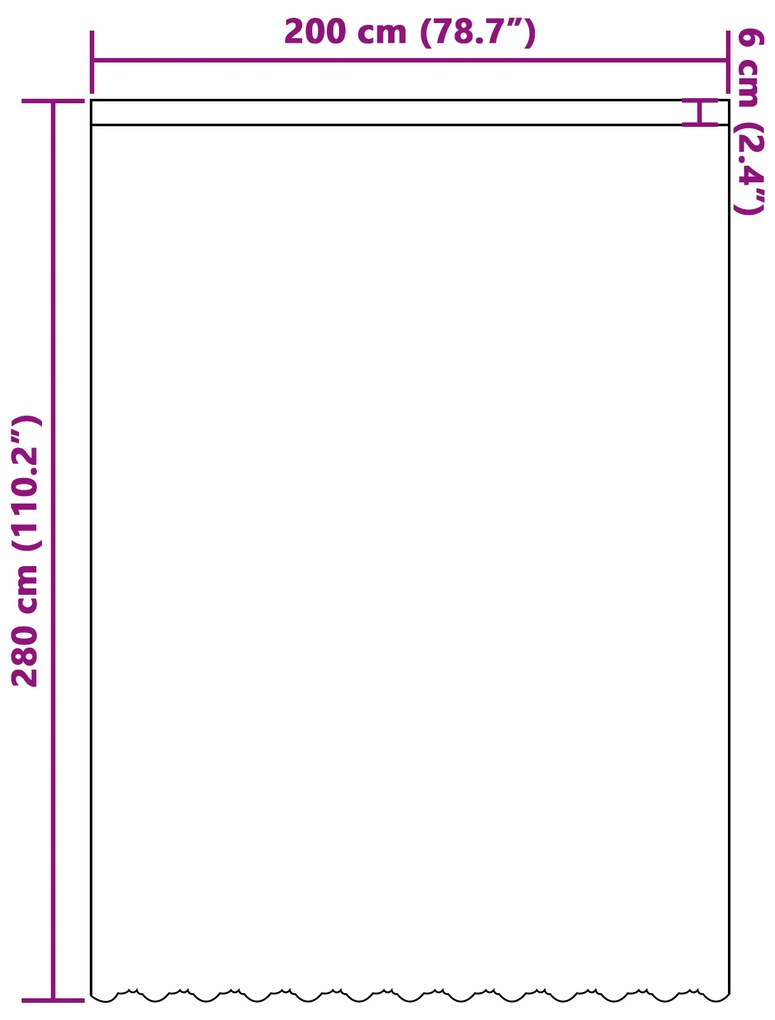 Cortina de Renda com cortinas Floral Branco 200 x 280 cm Poliéster