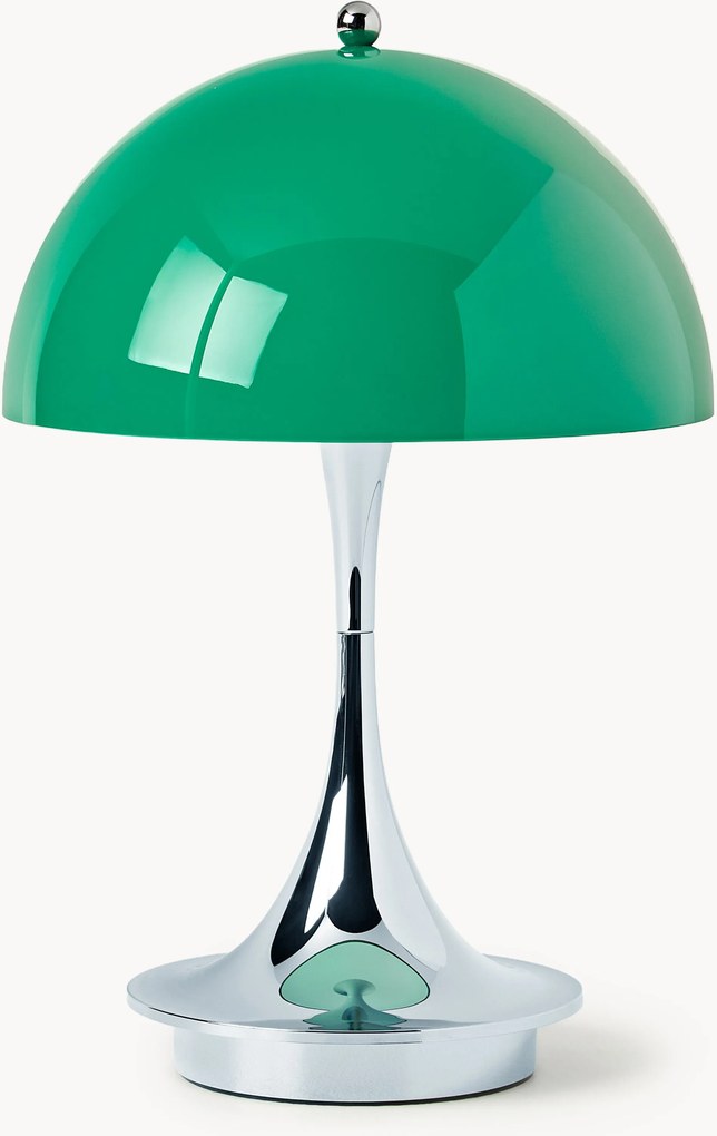 Candeeiro de mesa LED pequeno portátil e regulável Panthella 160, Design Verner Panton