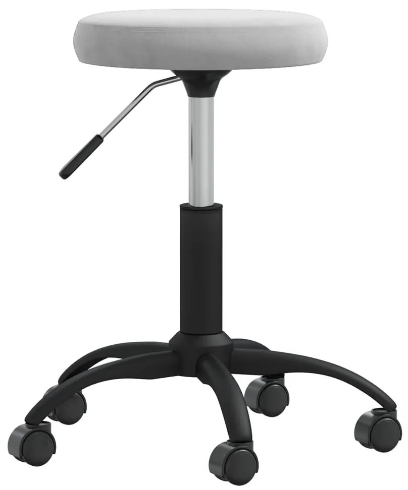 vidaXL Cadeira de jantar veludo cinzento-claro