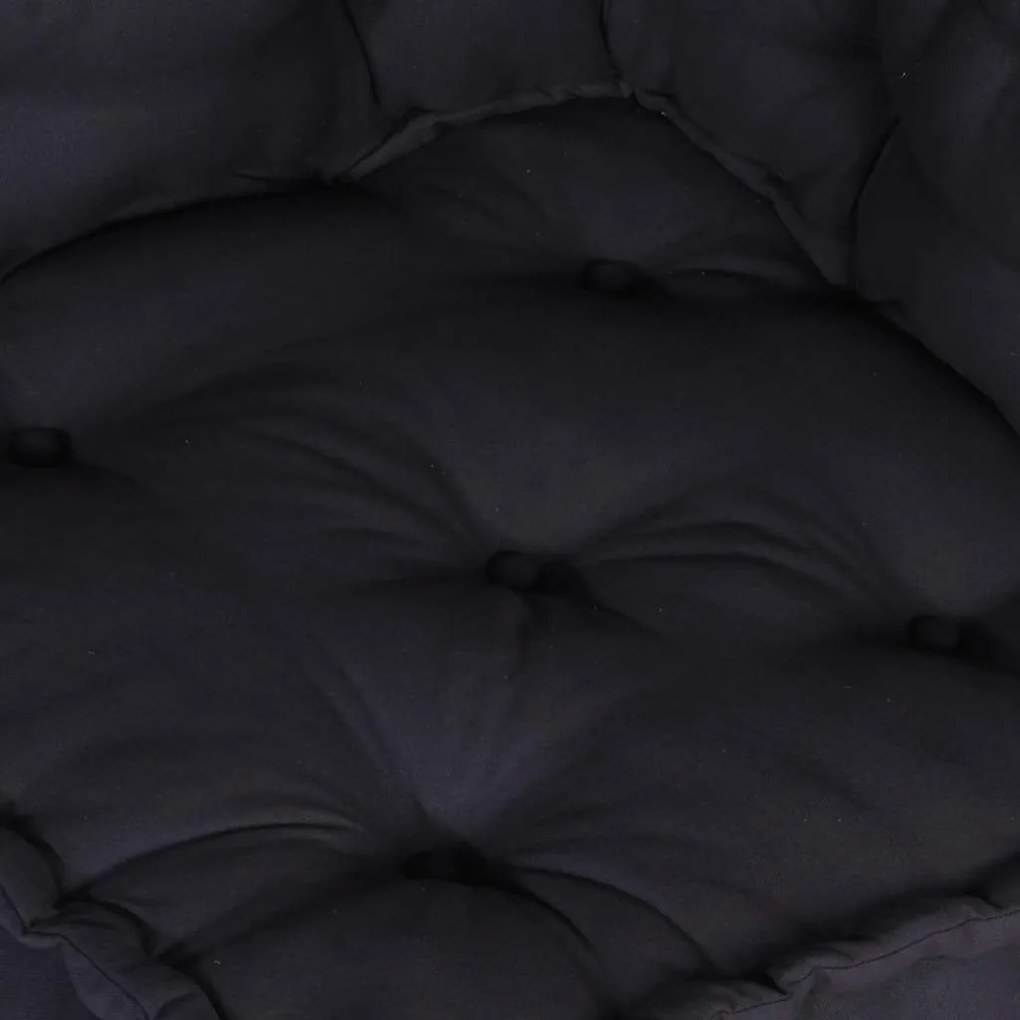 Pufe modular 70x70x54 cm tecido antracite
