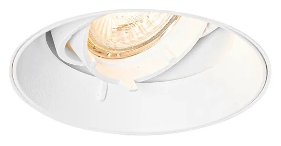Foco embutido moderno branco GU10 redondo sem moldura - Oneon Moderno