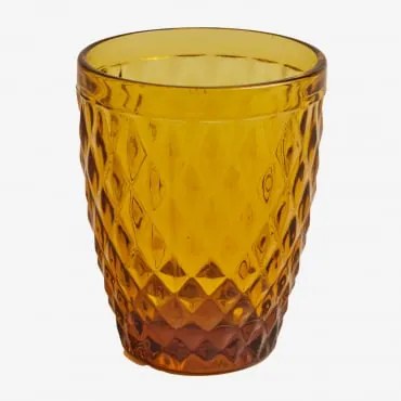 Pack De 4 Copos 27 Cl Em Vidro Koviran Ocre Amarelo - Sklum