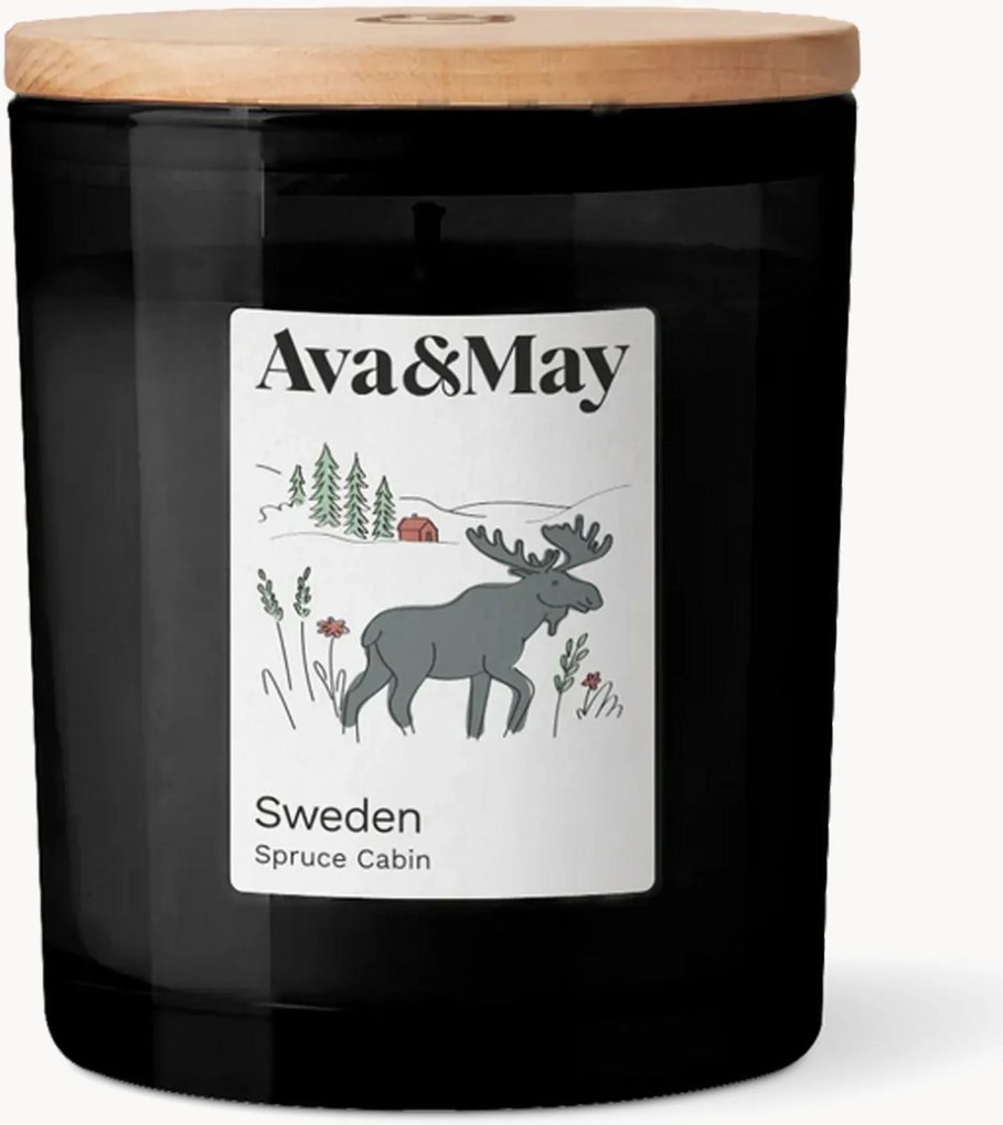 Vela perfumada Sweden (almíscar, madeira de cedro e'sândalo)