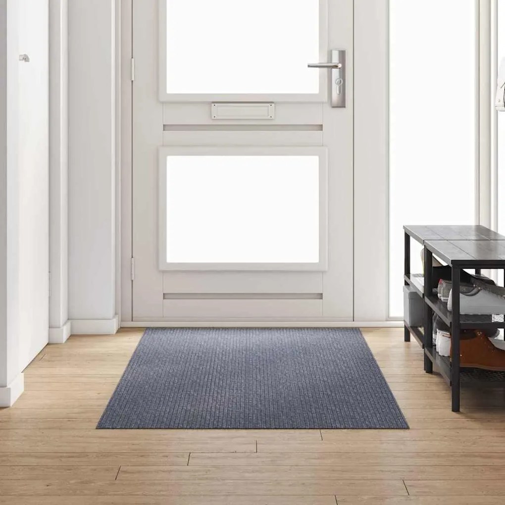 vidaXL Runner de Carpete Cinzento-claro 100 x 250 cm tecido