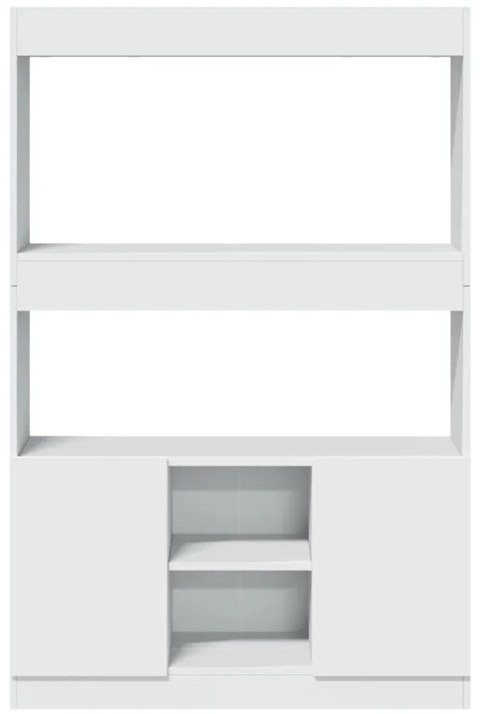 Armário alto 92x33x140 cm derivados de madeira branco
