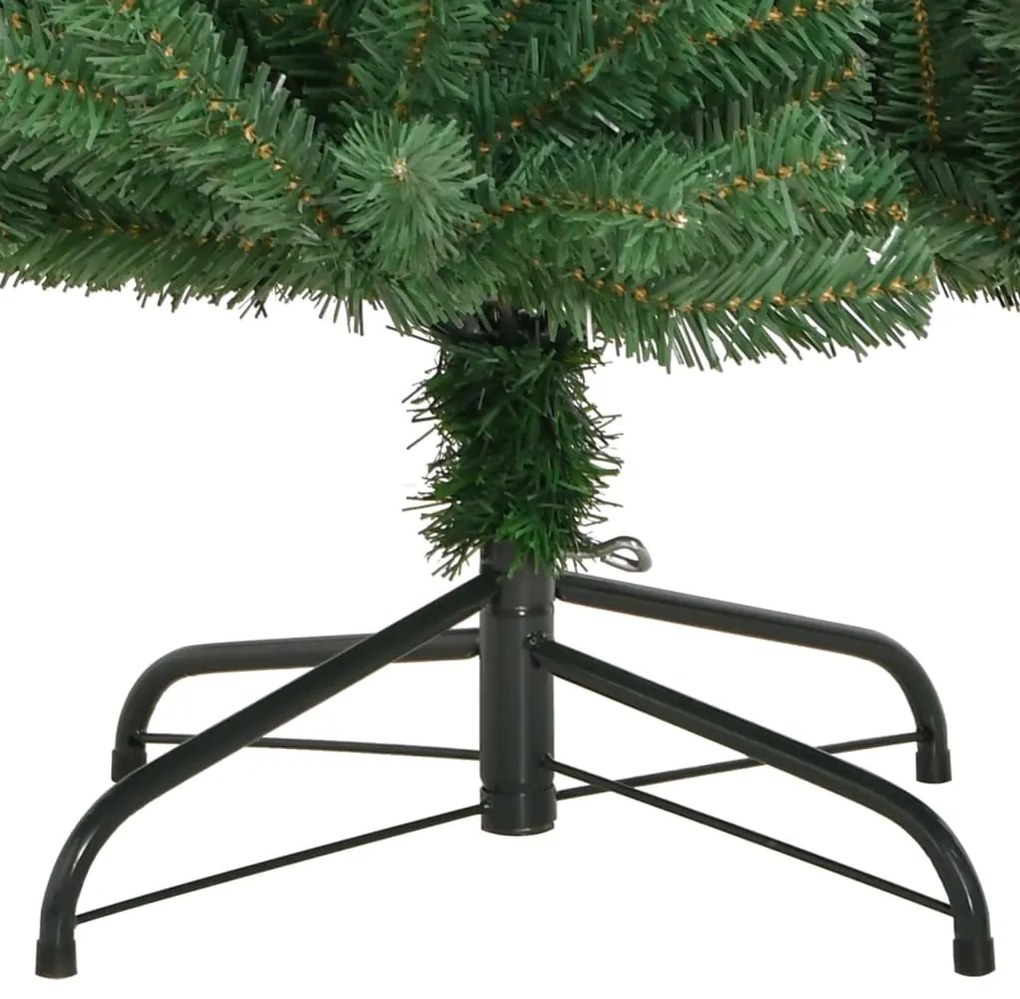 Árvore de Natal artificial articulada com suporte 300 cm verde