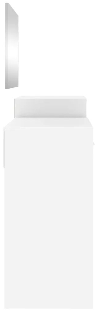 Conjunto de toucador 3 pcs derivados de madeira branco