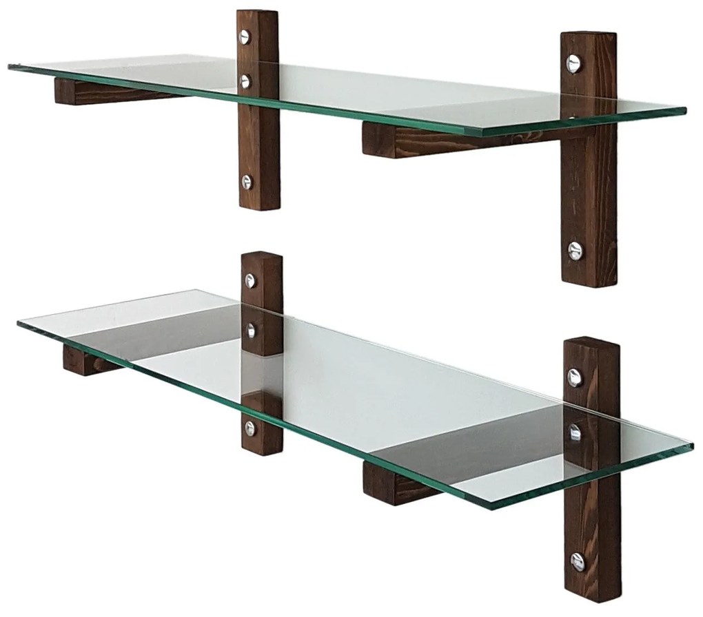 Prateleira de Parede R200 – Nogueira – 85x25x25 cm