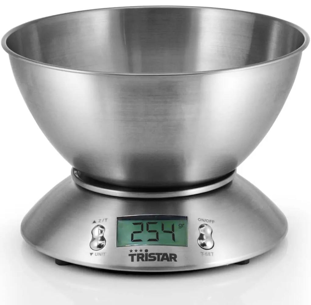 Balança de cozinha Tristar 5 kg com tigela de medida