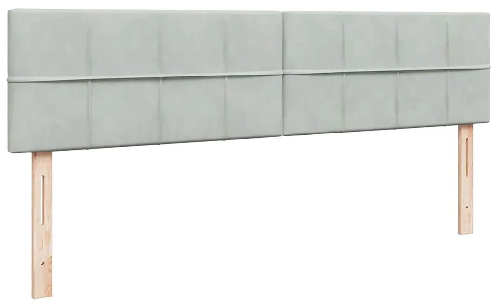 Estrutura de cama otomana com colchão 200x200 cm cinzento claro