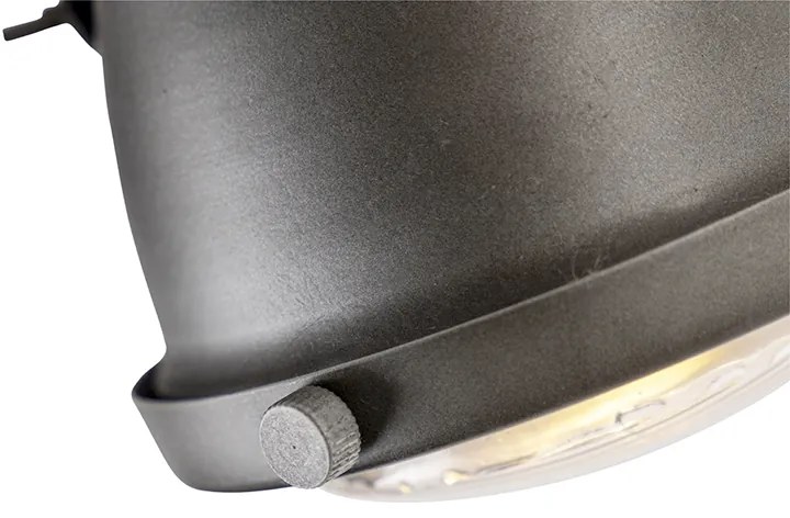 Projetores industriais em aço com fixação em madeira e inclináveis 2 luzes - Emado