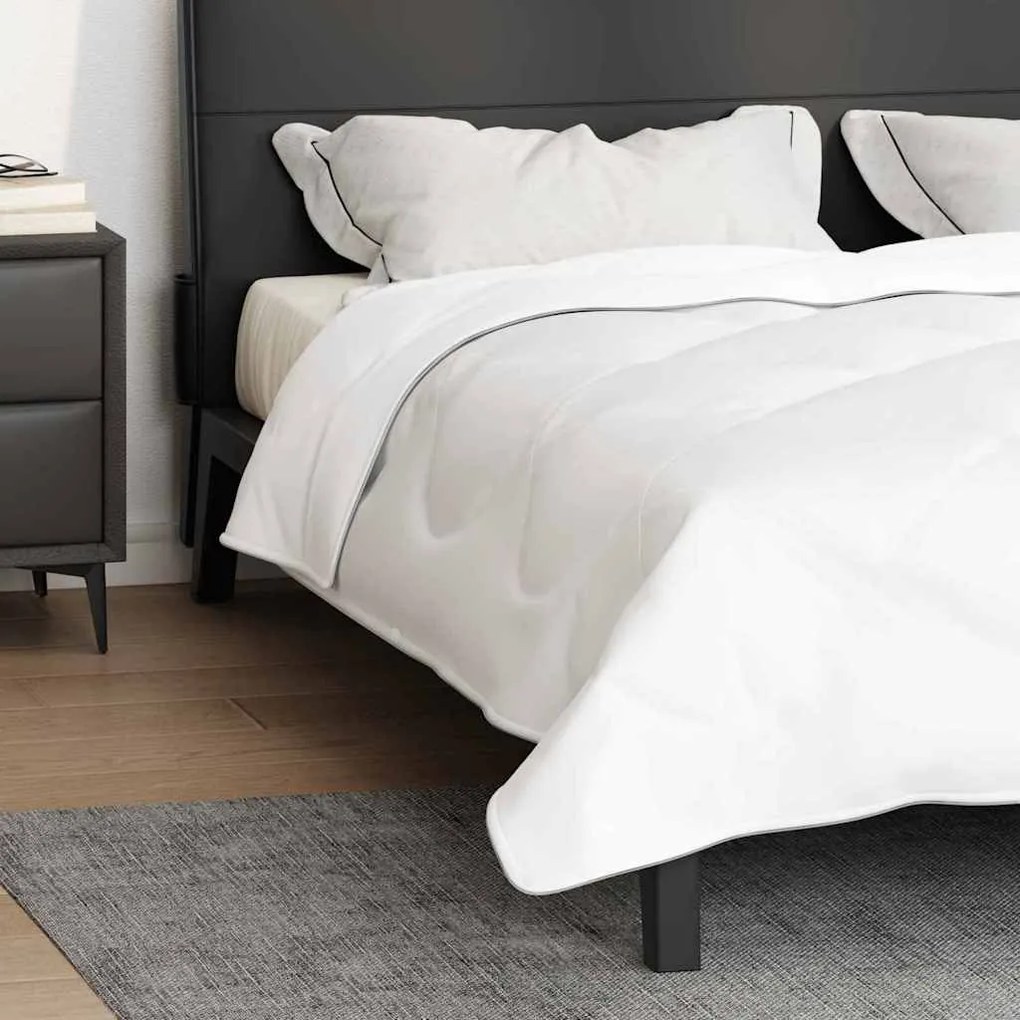 Colchas &amp; Edredons Branco 240 x 220 cm Microfibra