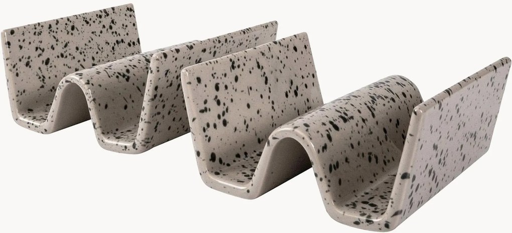 Suportes para tacos artesanais Ditte, conjunto de 2