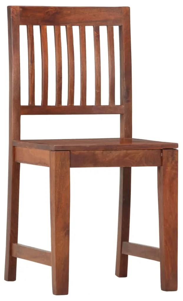 Cadeiras de jantar 2 pcs madeira de mangueira maciça