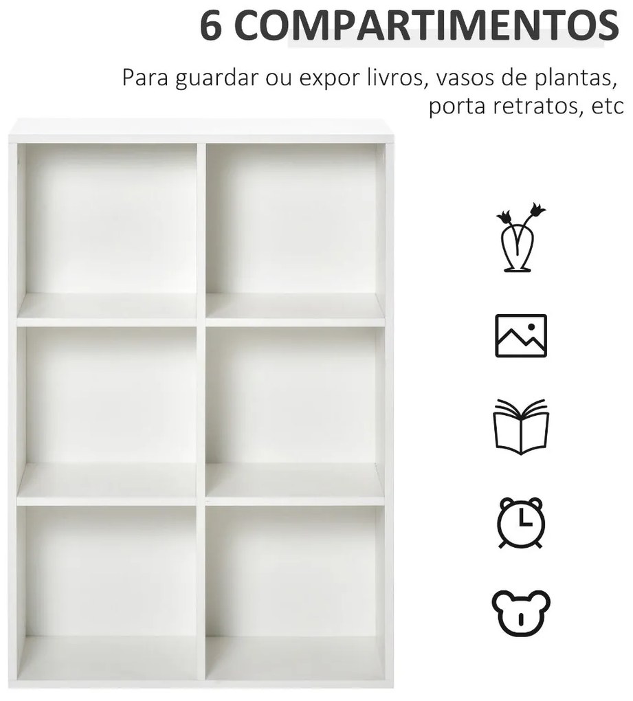 Estante Cube - Branco - Design Minimalista