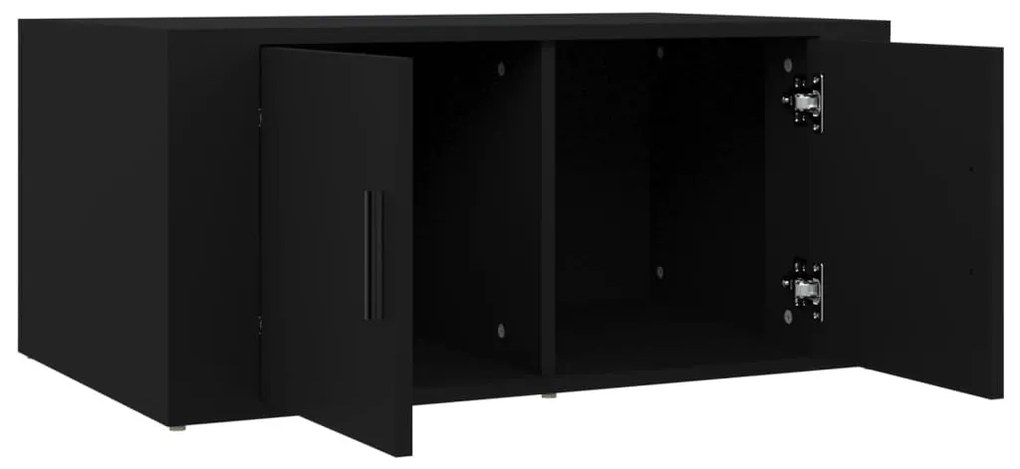 Mesa de centro 80x50x36 cm derivados de madeira preto