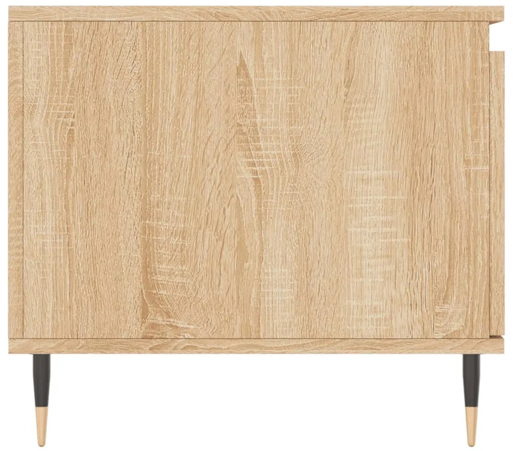 Mesa de centro 100x50x45 cm derivados madeira carvalho sonoma