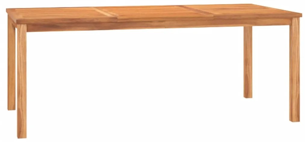 4 pcs conjunto de jantar p/ jardim madeira de teca maciça