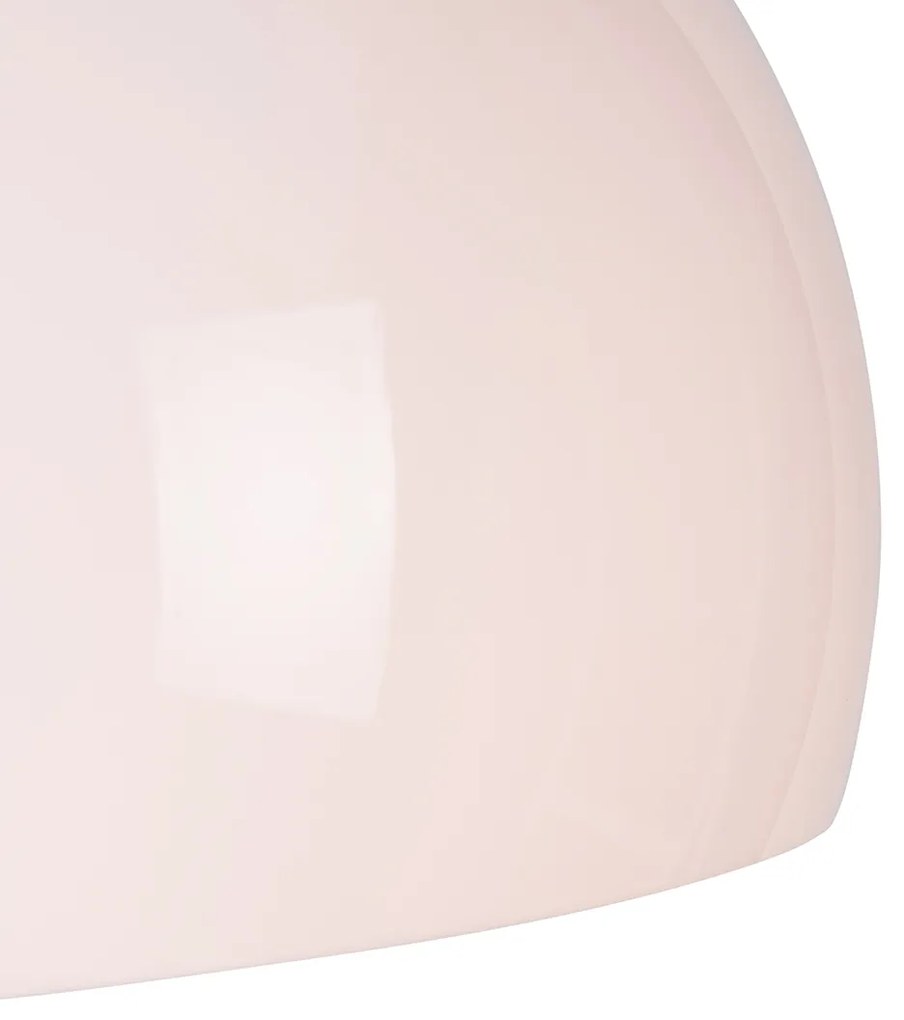 Candeeiro de arco inteligente cromado com cúpula branca incl. Wi-Fi A60 - Arc Basic