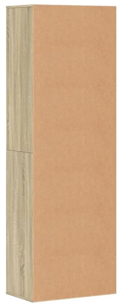 Aparador alto 60x35x180 cm derivados de madeira carvalho sonoma