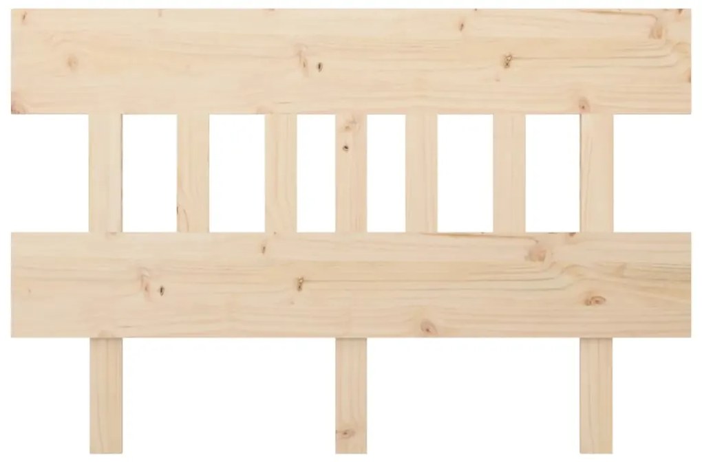 Cabeceira de cama 203,5x3x81 cm pinho maciço