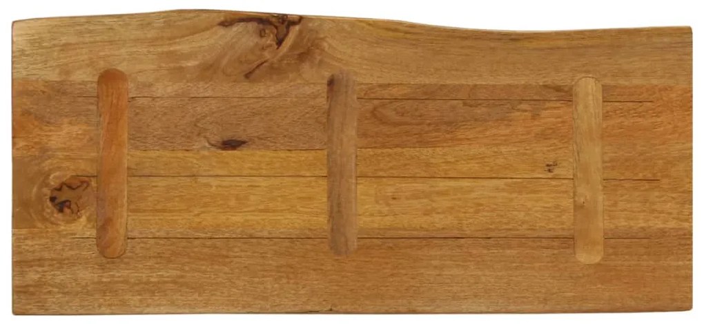 Tampo de mesa c/ borda viva 100x40x2,5 cm mangueira maciça