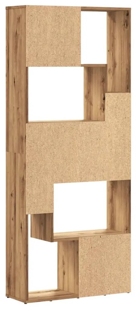 Estante 67x24x161 cm derivados de madeira carvalho artisiano