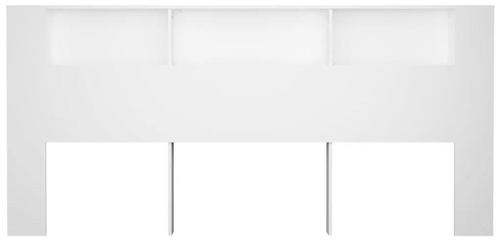 Armário de cabeceira 220x18,5x104,5 cm branco