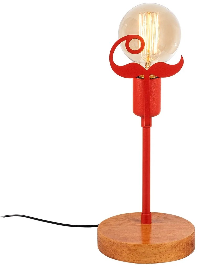 Candeeiro de Mesa Beami – Nogueira – 15 x 15 cm