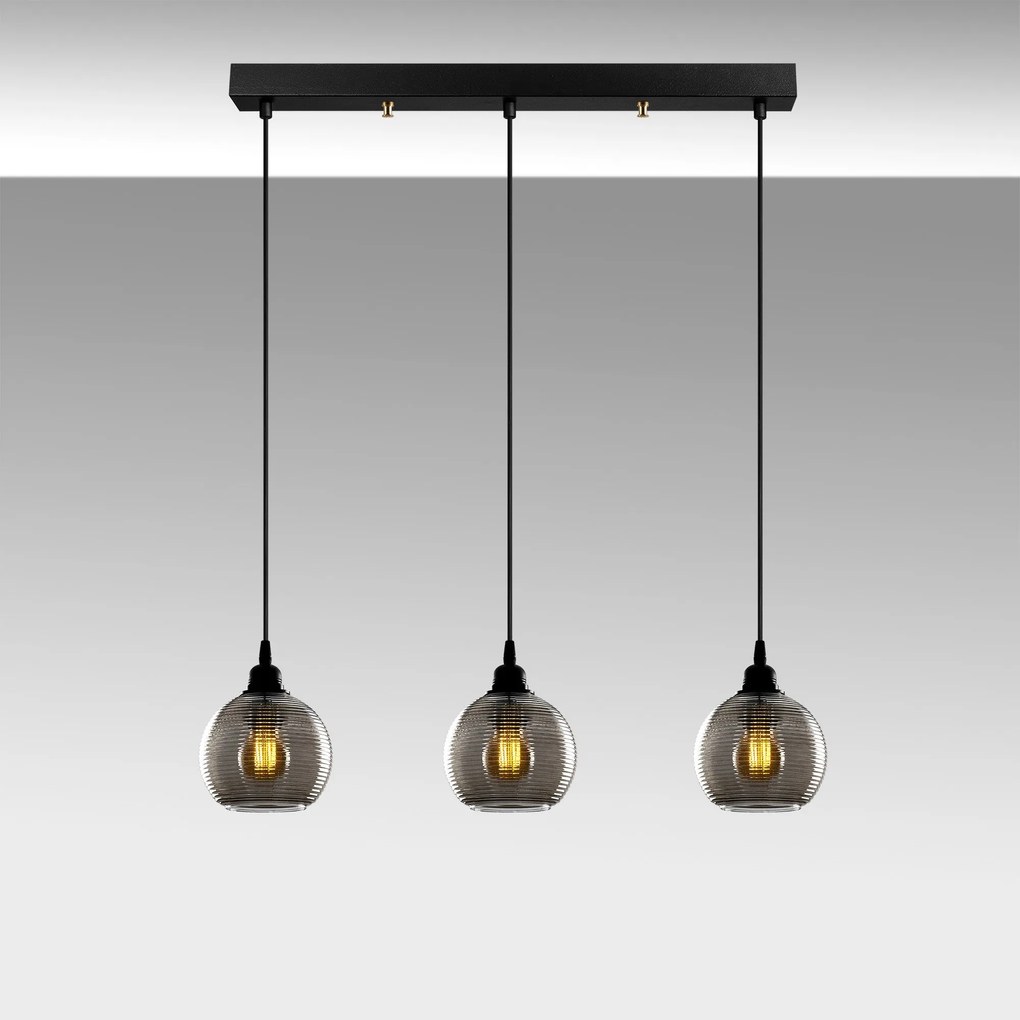 Chandelier Smoked – Fume – 65 x 65 cm