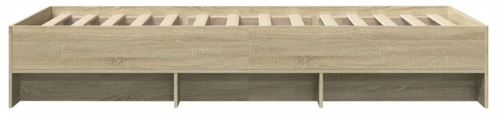 Estrutura cama s/ colchão derivados de madeira carvalho sonoma