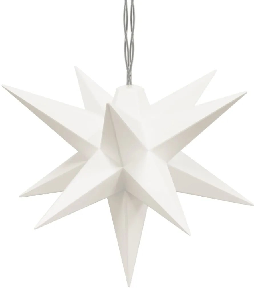 Luzes de Natal 10 LEDs 10 cm branco