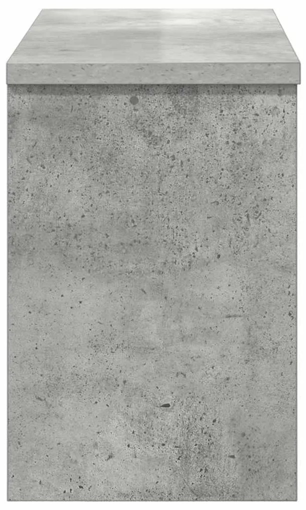 Cabideiro de Parede Cinzento cimento 50 x 20 x 30 cm